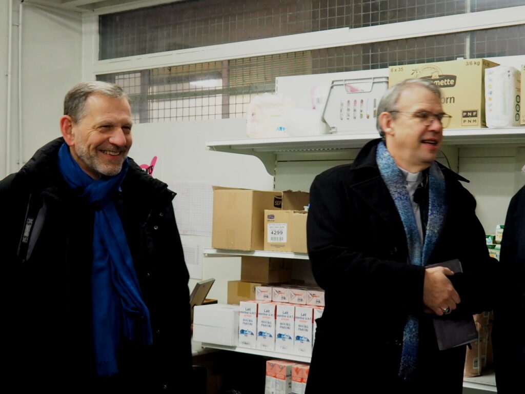 2025 01 16 Visite Pastorale les restos du Cœur Choisy-le-Roi