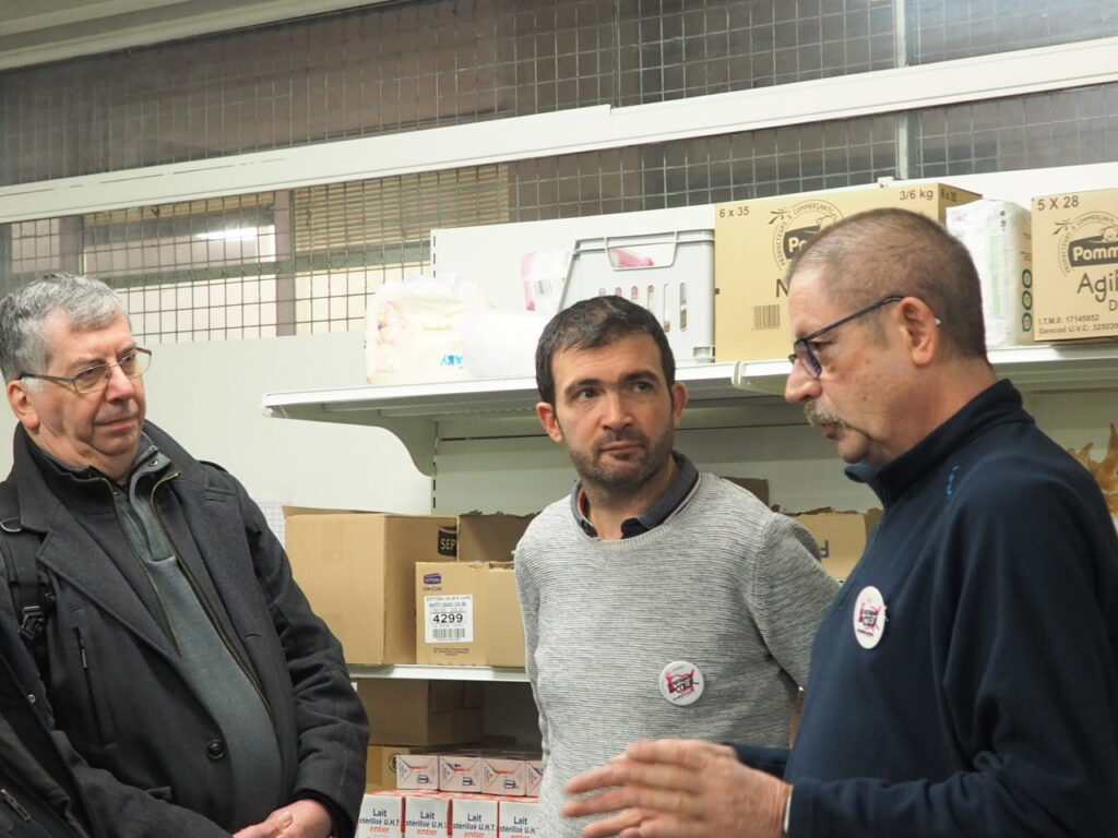 2025 01 16 Visite Pastorale les restos du Cœur Choisy-le-Roi