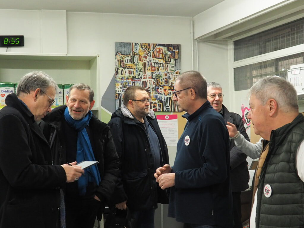 2025 01 16 Visite Pastorale les restos du Cœur Choisy-le-Roi