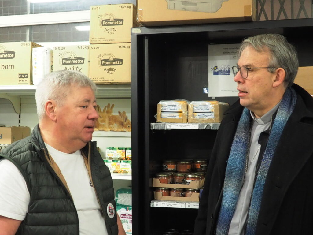 2025 01 16 Visite Pastorale les restos du Cœur Choisy-le-Roi